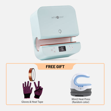 HTVRONT Auto Tumbler Heat Press & Free Mini2 Heat Press Machine