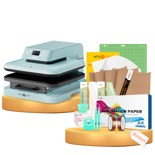 [Sublimation Bundle] Auto Heat Press Machine + Sublimation Bundle Worth A$143