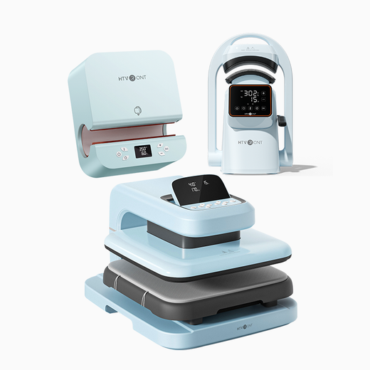 [All-In-One]HTVRONT Auto Heat Press 2+Tumbler Heat Press + A300 Hat Heat Press