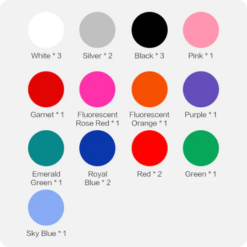 [Christmas HTV Bundle] 13 Sheets Christmas HTV & HTV 12" x 10" 20 Pack & Glitter Heat Transfer Vinyl Bundle - 12" x 10" 5 Pack