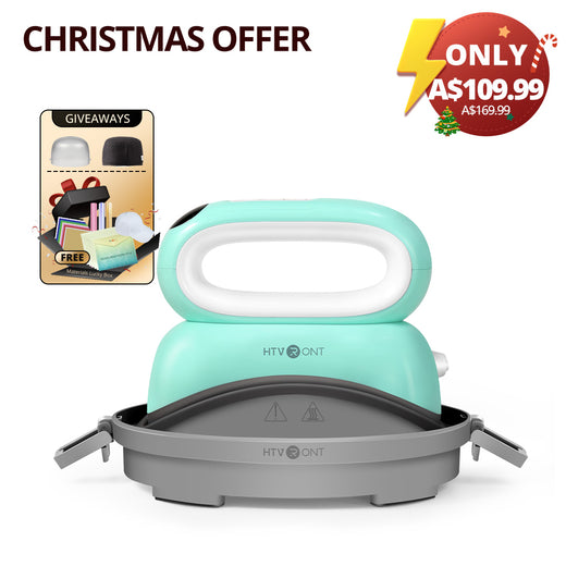 [Christmas Deals]HTVRONT Hat Heat Press Machine With Vinyl Box For Free,for trucker hat&cap