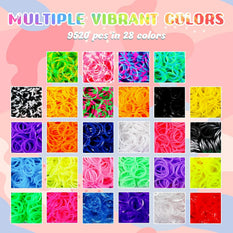 【B3G1 Free】Rubber Band Bracelet Kit - 28 Colors 10000+