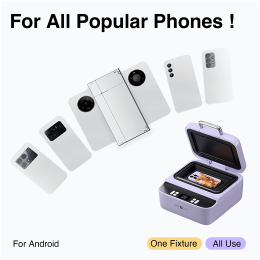 HTVRONT H17 Phone Case Heat Press, Beginner Kit- Daisy White