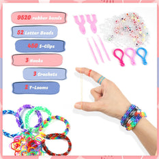 【B3G1 Free】Rubber Band Bracelet Kit - 28 Colors 10000+