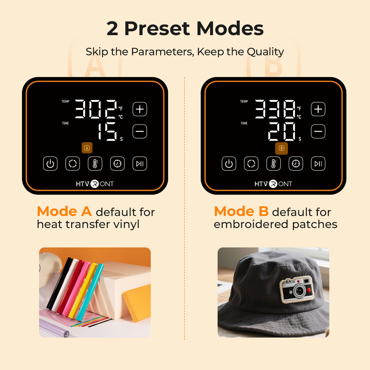【Pre-Order Shipping By Late September】New! HTVRONT A300 Auto Hat Heat Press