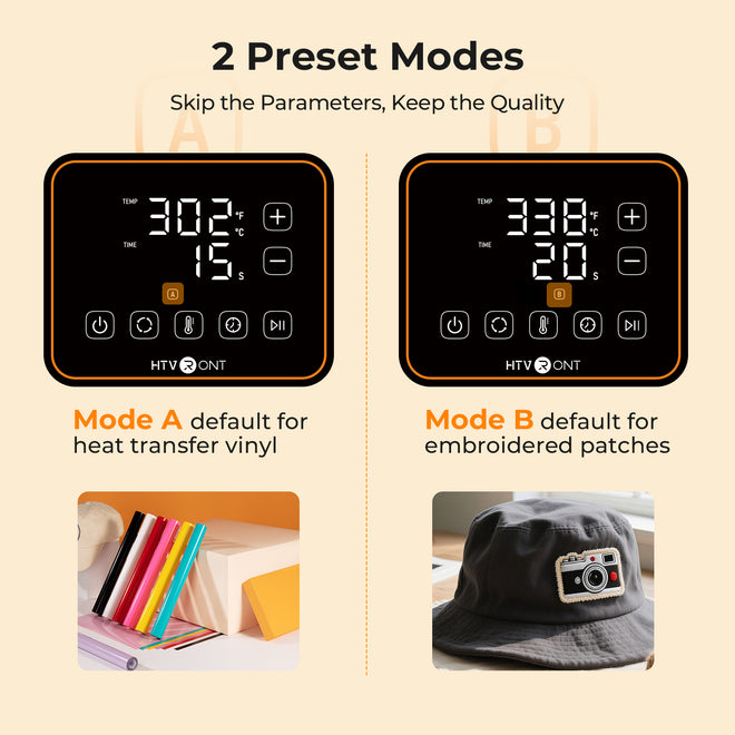 【Pre-Order Shipping By Late September】New! HTVRONT A300 Auto Hat Heat Press
