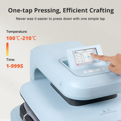 LOKLiK Auto2 Heat Press Machine - Smart 220V,Your Smartest Solution of Heat Transferring.For DTF,HTV,Sublimation,PUFF.For DIY T shirt,hat,jacket,pillow,ceramic,hoodie, and more