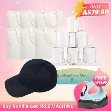 Buy Blanks Bundle Get Free Mini3 Heat Press Machine