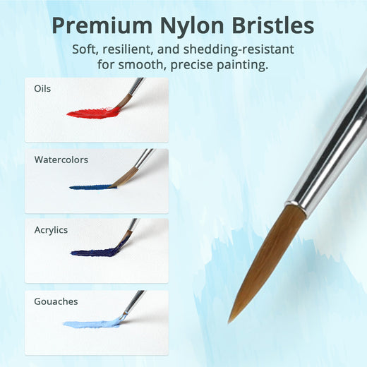 [LOKLiK iPaint] Mini Detail Paintbrush Set（10pcs）