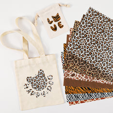 Animal Patterned Leopard Heat Transfer Vinyl Bundle - 12"x 10" 8 Packs