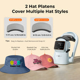 【Pre-Order Shipping By Late September】New! HTVRONT A300 Auto Hat Heat Press