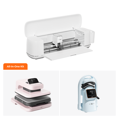 【All-In-One】Auto Heat Pres 2 + C2 Cutting Machine + A300 Hat Heat Press