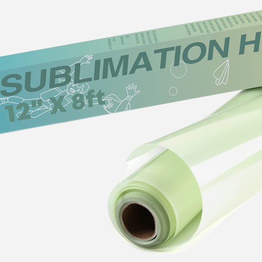 Clear Sublimation HTV for Light Fabric - 12" X 8FT