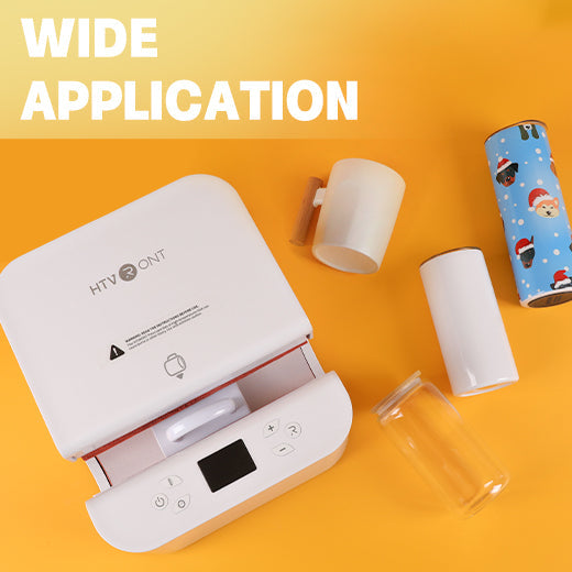 [Mom Gifts]Auto Tumbler Heat Press Machine & Great Value Box (Sublimation Paper*150+Sublimation HTV+Waterproof Sticker Paper*20+Adhesive Vinyl+Transfer Tape+ Tools≥A$100)