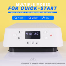 [Buy 1 Get 2]HTVRONT Auto Heat Press Machine 15" x 15" 230V & Free Mini Heat Press Machine