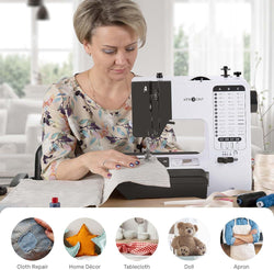 【BF Deal】Mini Sewing Machine for Beginners - 38 Built-in Stitches Sewing Machine for Kids