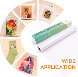 150pcs Sublimation Paper & 10FT Sublimation HTV Bundle