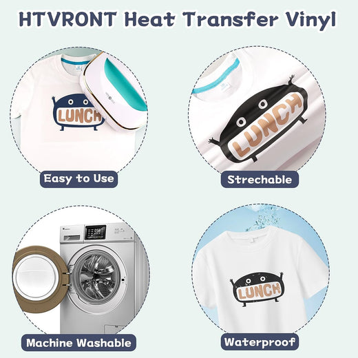Skin Tone HTV Vinyl Heat Transfer Vinyl Bundle-13 Pack Brown HTV Sheets
