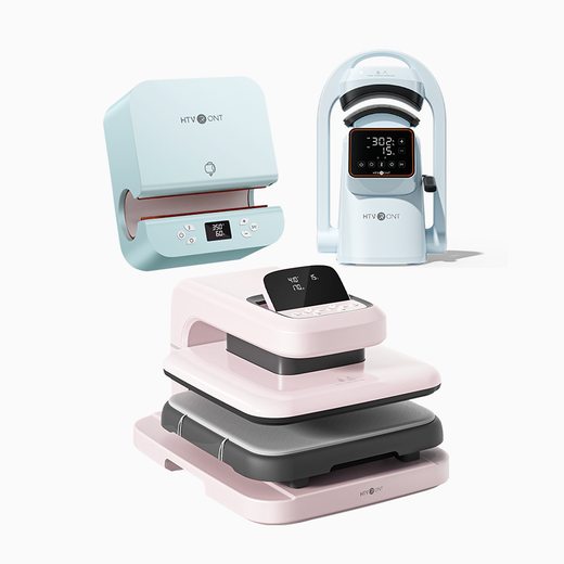 [All-In-One]HTVRONT Auto Heat Press 2+Tumbler Heat Press + A300 Hat Heat Press