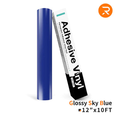 FREE GIFT 1:Permanent Adhesive Vinyl Roll - 12"x10 Ft(Sky Blue)