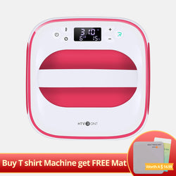 [BF Sale]HTVRONT T shirt Heat Press Machine 10" x 10" 230V,Easy use,Iron Press for Sublimation and HTV Vinyl [Buy T shirt Machine get Free Heat Press Mat]-Heat Press Mat(11.5”x11.5")