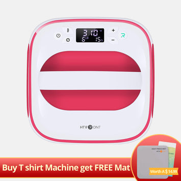 [Exclusive Sale]HTVRONT T shirt Heat Press Machine 10" x 10" 230V,Easy use,Iron Press for Sublimation and HTV Vinyl [Buy T shirt Machine get Free Heat Press Mat]-Heat Press Mat(11.5”x11.5")