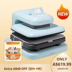 LOKLiK Auto Heat Press 2 - Smart 220V,Your Smartest Solution of Heat Transferring.For DTF,HTV,Sublimation,PUFF.Heat Press Machine for T shirt,hat,jacket,pillow,ceramic,hoodie, and more