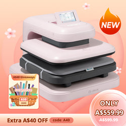 LOKLiK Auto Heat Press 2 - Smart 220V,Your Smartest Solution of Heat Transferring.For DTF,HTV,Sublimation,PUFF.Heat Press Machine for T shirt,hat,jacket,pillow,ceramic,hoodie, and more