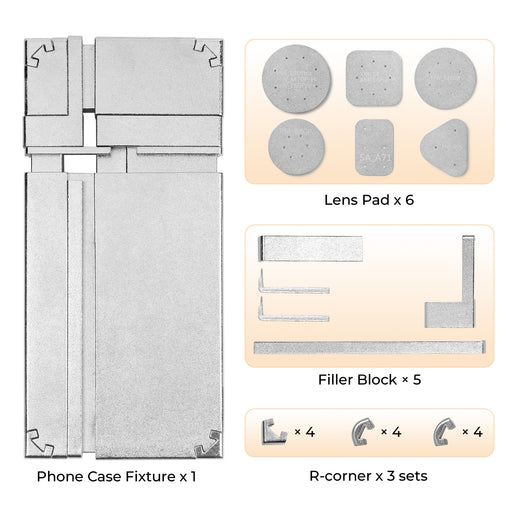 [Pre-Order] Universal Phone Case Fixture Set, Fit More Phone Cases,For H17 Heat Press