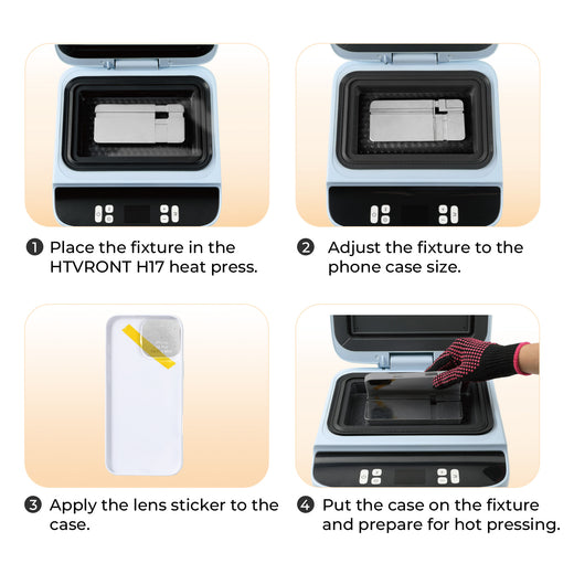 [Pre-Order] Universal Phone Case Fixture Set, Fit More Phone Cases,For H17 Heat Press