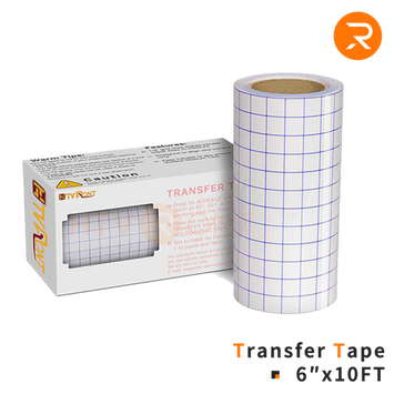 Free Gift 3: Clear Vinyl Transfer Tape Roll: 6" x 10 Ft