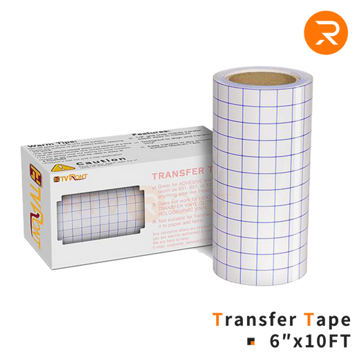 Free Gift 3: Clear Vinyl Transfer Tape Roll: 6" x 10 Ft