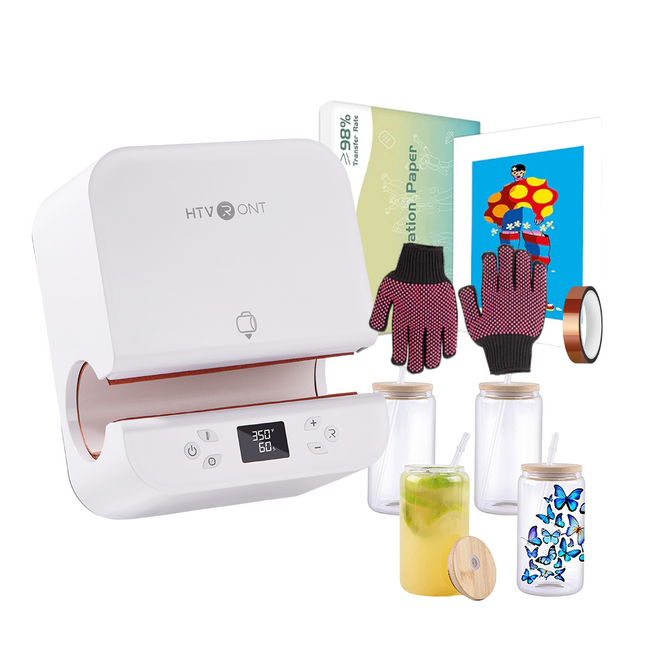 HTVRONT Auto Tumbler Heat Press Machine 230V &Giveaways- Suits Various Tumbler,Mug,Glass,Cup&Bottle 10-30oz