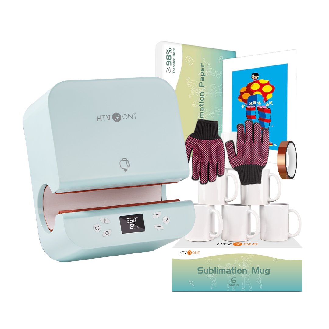 HTVRONT Auto Tumbler Heat Press Machine 230V &Giveaways- Suits Various Tumbler,Mug,Glass,Cup&Bottle 10-30oz