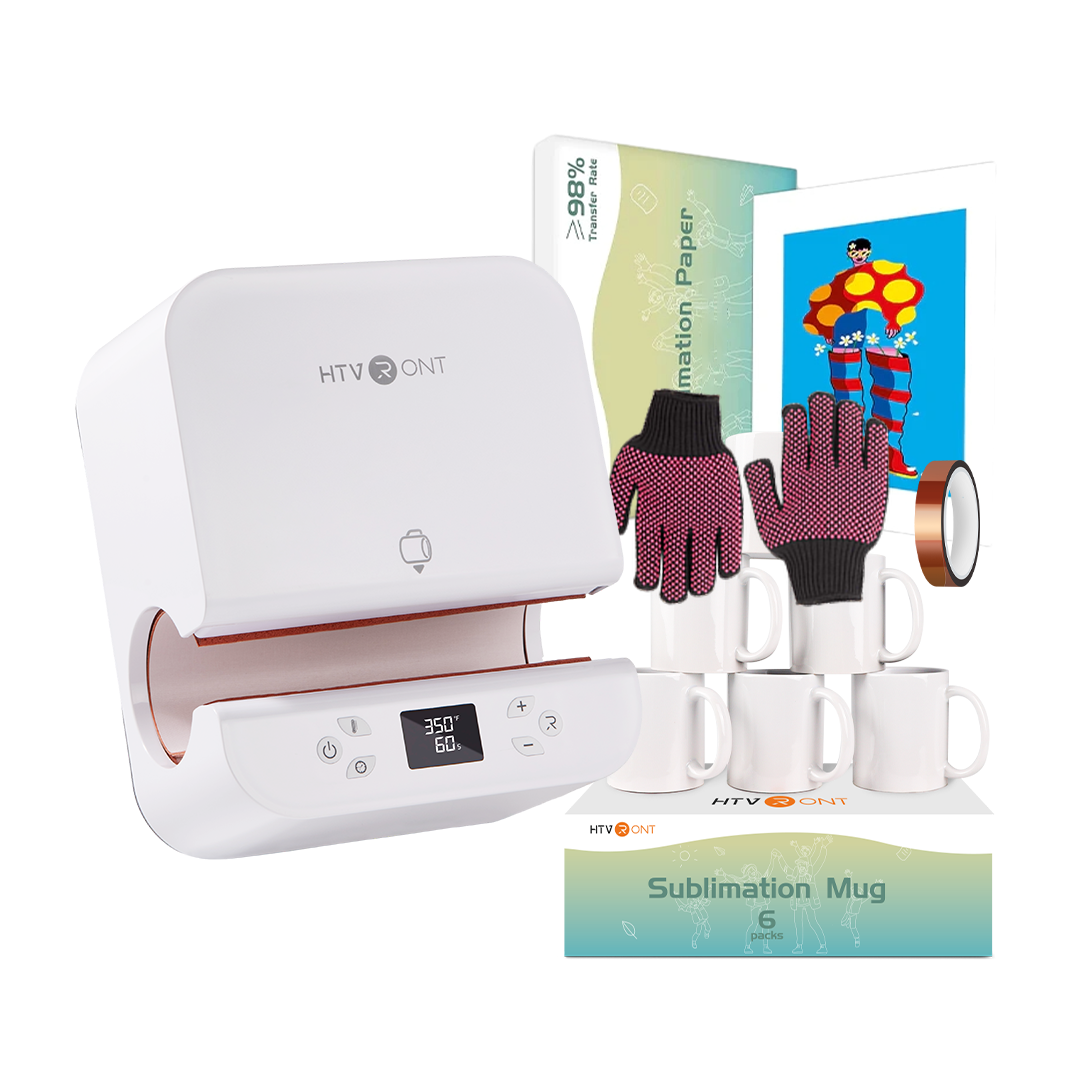 HTVRONT Auto Tumbler Heat Press Machine 230V &Giveaways- Suits Various Tumbler,Mug,Glass,Cup&Bottle 10-30oz