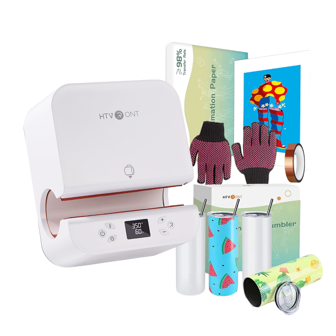HTVRONT Auto Tumbler Heat Press Machine 230V &Giveaways- Suits Various Tumbler,Mug,Glass,Cup&Bottle 10-30oz