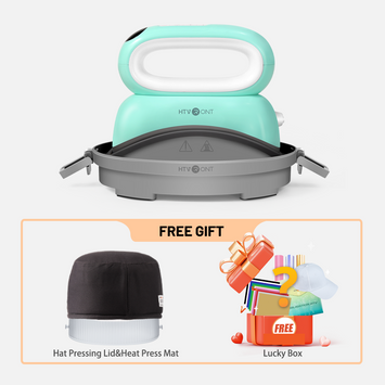 【Valentine's Day Deals】HTVRONT Hat Heat Press Machine With Luckybox For Free,for trucker hat&cap