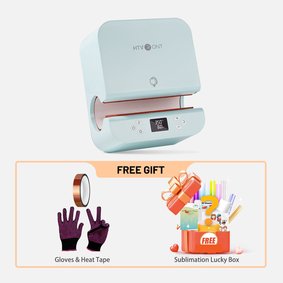 HTVRONT Auto Tumbler Heat Press With Free LuckyBox- Sublimation Tumbler Heat Press,for Tumbler,Mug,Glass,Cup&Bottle 10-30oz