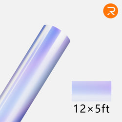 Holographic Adhesive Vinyl Roll - 12"x5 FT (16 Colors Available)