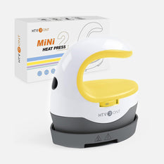 HTVRONT Mini Heat Press 2 - Portable Iron for T Shirts, Hats - Yellow