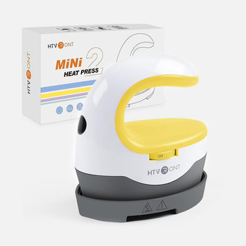 HTVRONT Mini Heat Press 2 - Portable Iron for T Shirts, Hats