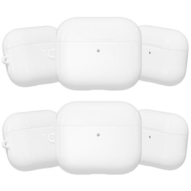 Sublimation Blank Glossy AirPods Set - 6 Pcs,For H17 Heat Press