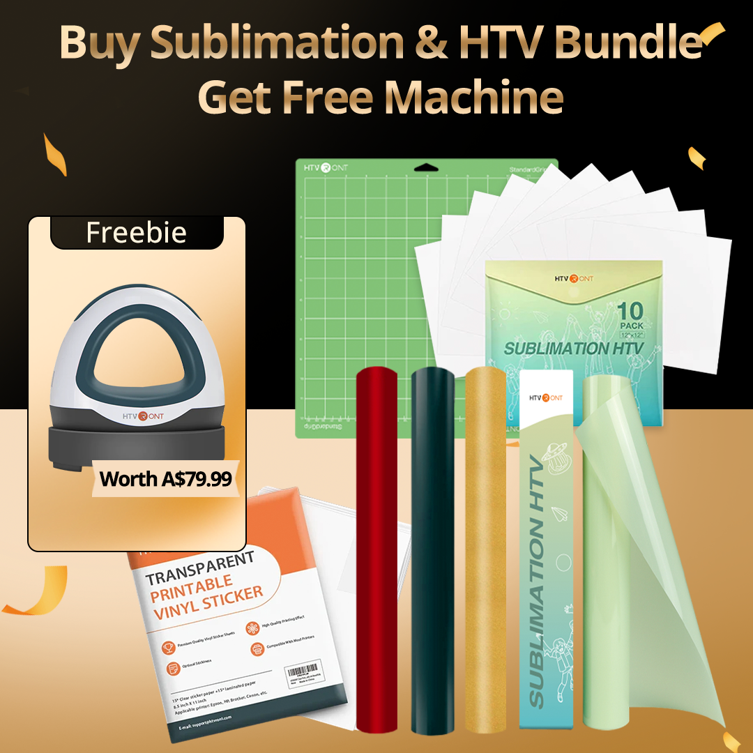 Sublimation HTV + 3Rolls 5ft HTV + 15pcs Printable Viny Bundle ...