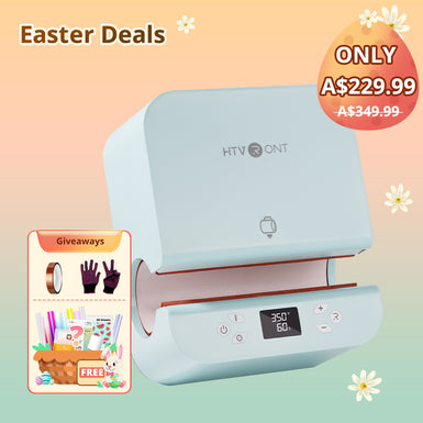 【Easter Deals】HTVRONT Auto Tumbler Heat Press Machine With Free LuckyBox- Sublimation Tumbler Heat Press,for Tumbler,Mug,Glass,Cup&Bottle 10-30oz