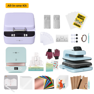 [All-In-One]HTVRONT Auto Heat Press 2+ H17 Phone Case Heat Press +Tumbler Heat Press all-in-one Bundle