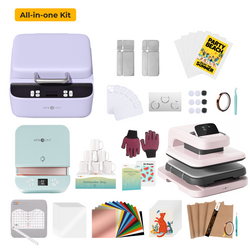 [All-In-One]HTVRONT Auto Heat Press 2+ H17 Phone Case Heat Press +Tumbler Heat Press all-in-one Bundle
