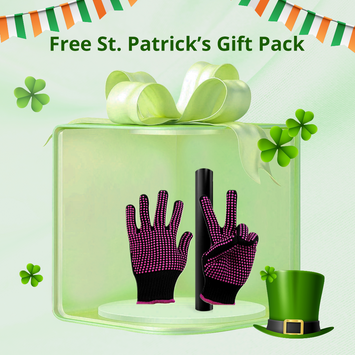 Free St. Patrick’s Gift Pack：1 Roll 5ft HTV & 1 Pair Heat Resistant Glove