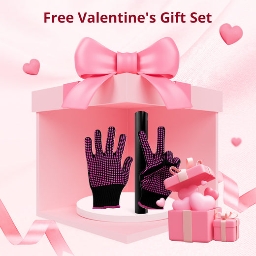 Free Valentine's Gift Set：1 Roll 5ft HTV & 1 Pair Heat Resistant Glove