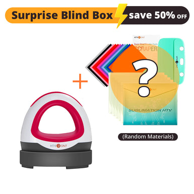 [Halloween Box] HTVRONT Mini Heat Press Machine + Surprise Blind Box