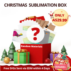 CHRISTMAS SUBLIMATION BOX（Sublimation + Random Material）